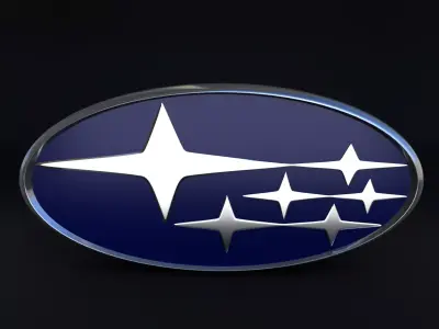 Subaru Logo 3D model get