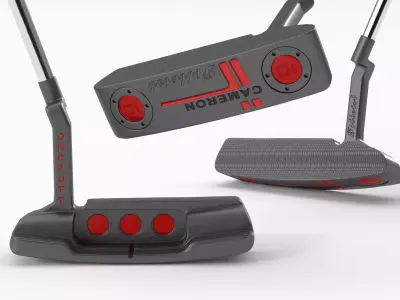 Golf Putter  V02 Low-poly 3D model