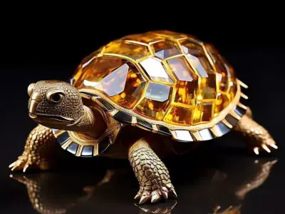 Turtle 3D Model  Low-poly 3D model