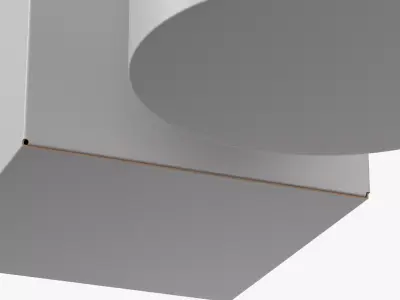 Candle with Box Mockup 3D model