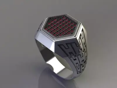 NEO MAN RING MODEL42 3D print model