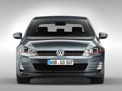 Volkswagen Golf GTI 2013 - 2017 3D model