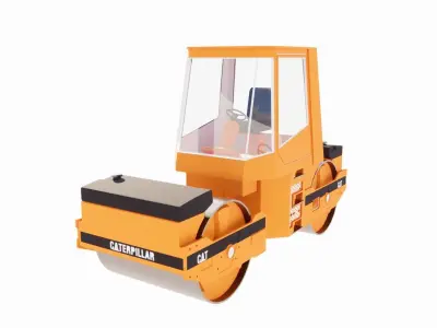 mechanical vibrating roller  3D print model