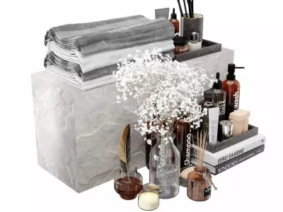 Bathroom Accesories 3D model