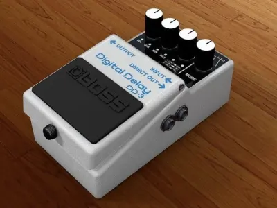 Boss DD-3 Low-poly 3D model