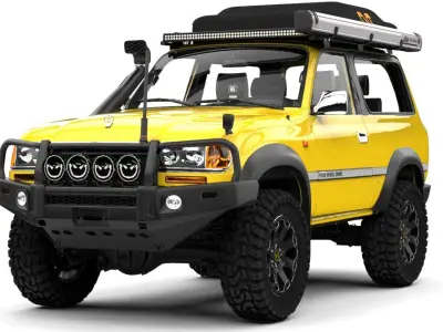 TOYOTA SERIE 80 3DOORS  3D model