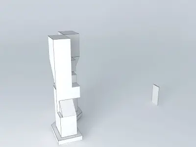 Escultura Cubist Free 3D model