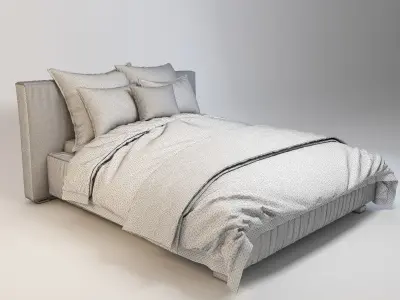 modern Bed 3D model