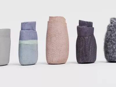 -Folded Socks Set- 3D model