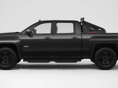 2017 GMC Sierra 1500 Crew Cab All Terrain X 3D model
