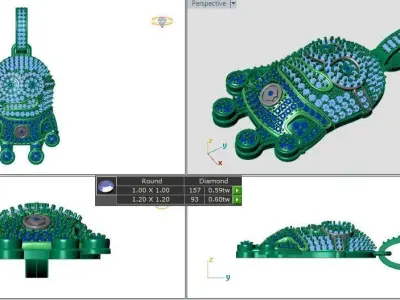 Bright Smile  Minion Locket 3D print model