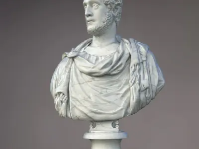 Bust of Commodus Emperor 3D model