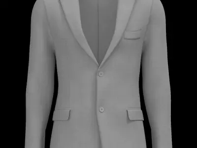 Male blazer jacket 3D model