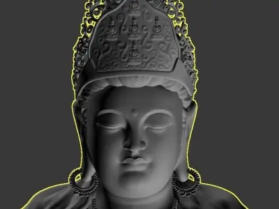 BUDDHA VAIROCANA 3D model