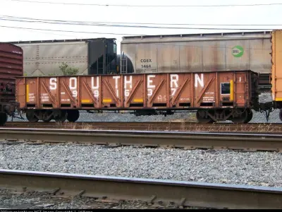 HO Mt Vernon Car Manufacturing 41 6 All Steel Modified Gondola 3D print model