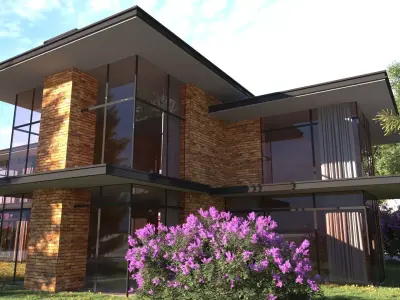 VILLA HOUSE 01 3D model