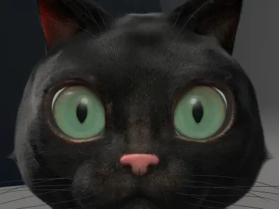 Real and Mythical Cat Eyes 3D model