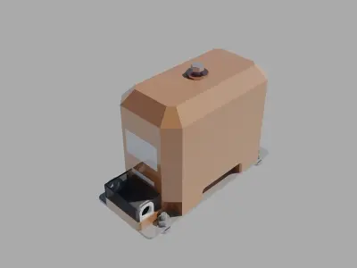 Medium voltage instrument transformer GSES-12D Free 3D model