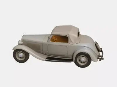 1930s Early Vintage Roadster 3D model 3D model
