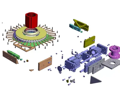 Non-standard turntable model 3D model