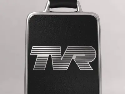 TVR car logo keychain 3d model  3D model