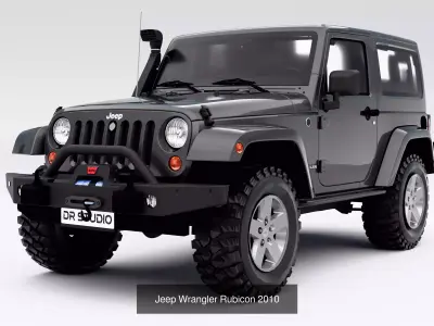 Jeep Car Collection 3D Model Pack