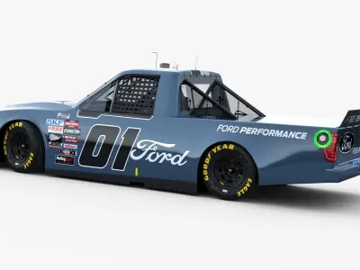Truck Nascar F-150 2025 Template 3D model
