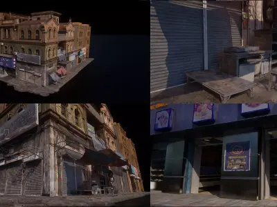 BURNSROAD BHASHANI OLD BUILDING 3D model