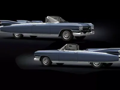 Cadillac Eldorado Convertible 3D Model 3D model