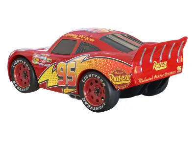 Car Lightning McQueen 3D model