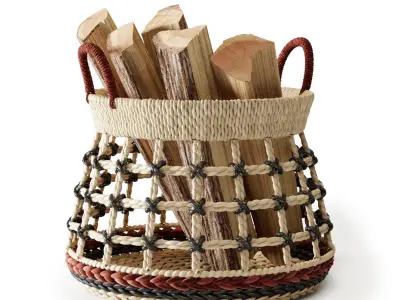 Baskets Set 07 3D model