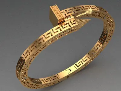 fusion  bracelet  3D print model