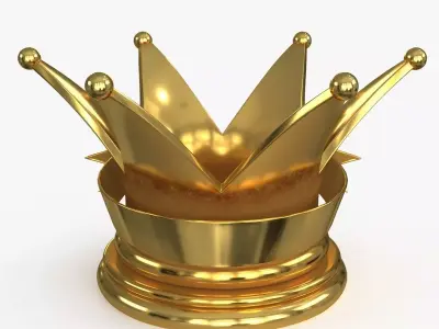 Award Trophy 10 Low-poly 3D model