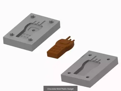 PREMIUM CHOCOLATE MOLD PACK 3D Model Collection