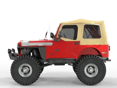 1980 Jeep CJ5 Renegade 3D model
