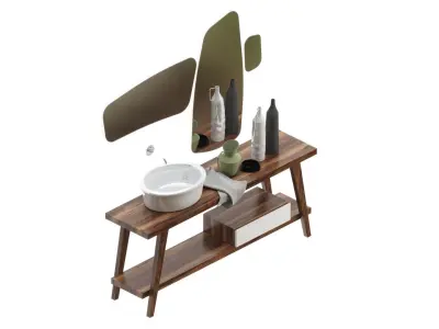 Falper Menhir washbasin 3D model