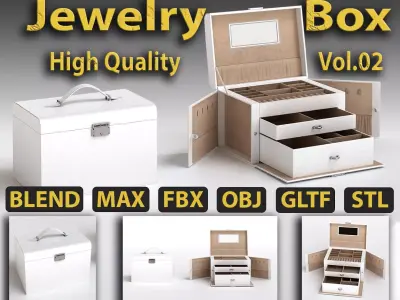 SONGMICS Jewelry Box 3D model