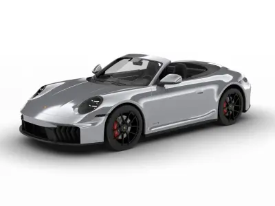 Porsche 911 Carrera 4GTS Cabrio 2025 3d model 3D model