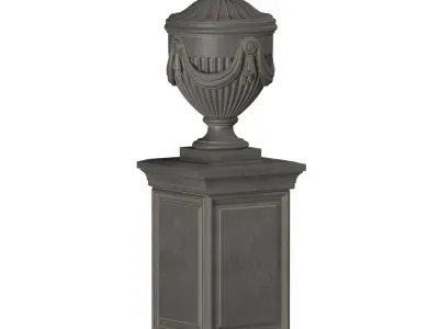 Classic outdoor Vase 3D model