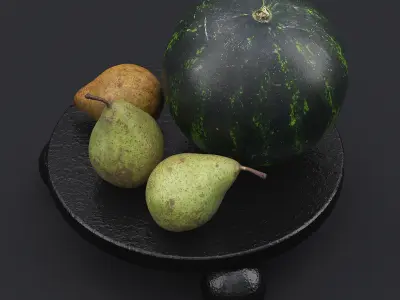 Fruit Plate I 3D model