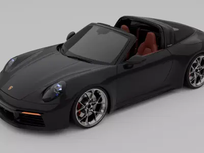 Porsche 911 Targa 3D model
