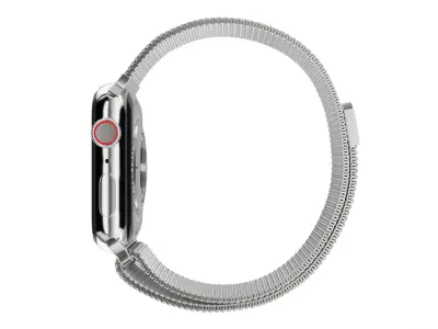 Apple Watch 8 Series - Silver Stainless Steel Milanese Loop 3D model