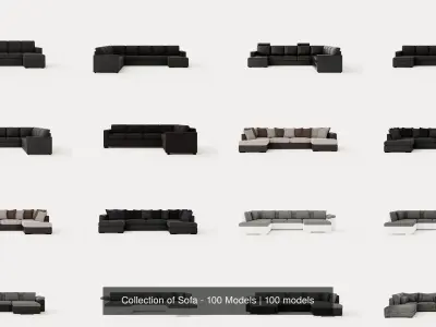 Collection of Sofa - 100 Models