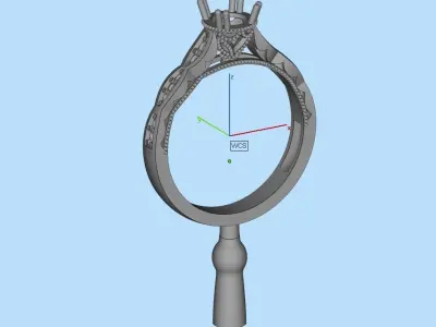 gold ring code 24 3D print model