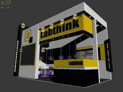 Booth - Area - 6X3-3DMAX2009-03 3D model