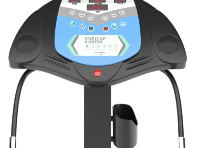 Gym-Tools-Fitness-Body-Building-set-15 massage table with stand 3D model