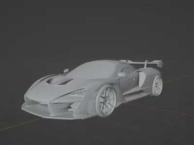 Realistic Maclaren senna  3D print model