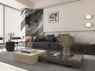 Living Room Scene 14 3D model