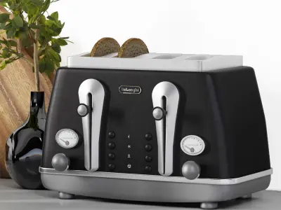 kitchen  shelf decorative 003 3D model