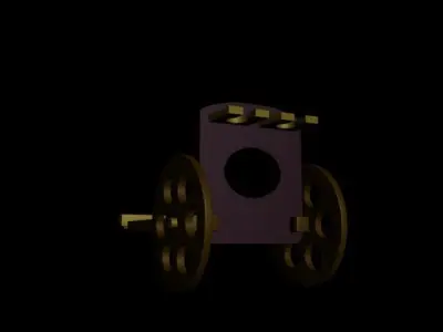 Wine glass carrier 3D print model